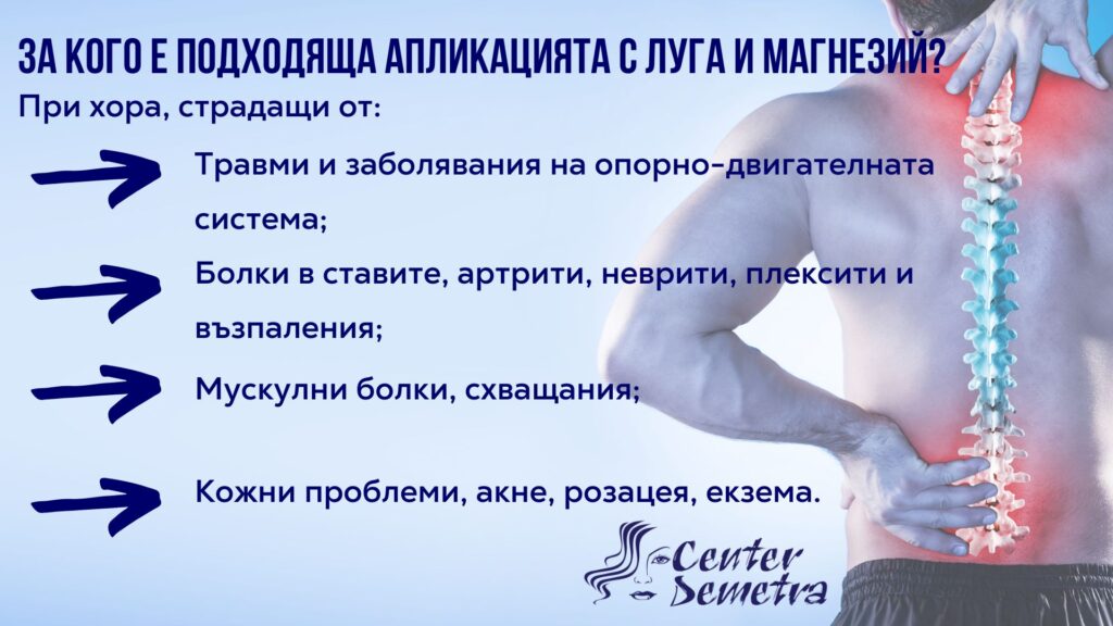 Апликация с Поморийска луга и магнезий